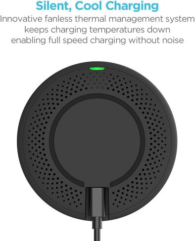 Motorola TurboPower Wireless Charger- 15W Qi Charging pad with 6.6ft Cable and AC Charger for Motorola Edge 2022, Edge+ 2022, Moto Edge Plus 2020/2022, ThinkPhone in Saudi Arabia