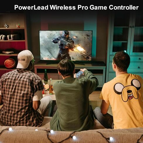 وحدة تحكم SWCTIM NES Pro لجهاز Nintendo Switch، لوحة ألعاب متوافقة مع NS/Switch OLED/Windows PC Classic NES Style مع التحكم والاهتزاز والتوربو والاستيقاظ (رمادي) in Kuwait