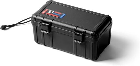 S3 Cases T3500 Waterproof Dry Box Protective Case Mil Spec/USA Made/IP67 Waterproof/Lockable/Airtight/Smell Proof - for Phones, Wallets, Keys, Knives, Survival, Boating, Camping & Watersports (Blue) in Saudi Arabia