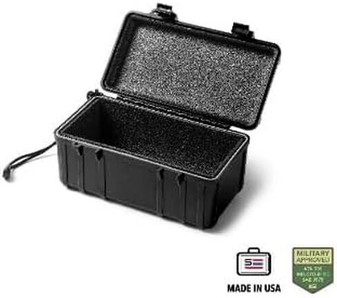 S3 Cases T3500 Waterproof Dry Box Protective Case Mil Spec/USA Made/IP67 Waterproof/Lockable/Airtight/Smell Proof - for Phones, Wallets, Keys, Knives, Survival, Boating, Camping & Watersports (Blue) in Saudi Arabia
