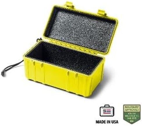 S3 Cases T3500 Waterproof Dry Box Protective Case Mil Spec/USA Made/IP67 Waterproof/Lockable/Airtight/Smell Proof - for Phones, Wallets, Keys, Knives, Survival, Boating, Camping & Watersports (Blue) in Saudi Arabia
