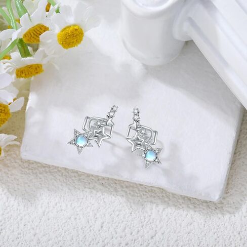 أصفاد أذن الورد/اليعسوب/الفراشة للأذنين غير المثقوبة 925 أقراط من الفضة الاسترليني أصفاد غضروف هدايا عيد الميلاد للنساء والفتيات in Kuwait