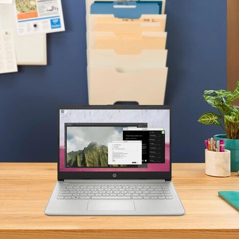 HP 14 HD Ultra Light Laptop for Students, Intel Pentium N5030 Quad-Core Processor(up to 3.1GHz), 16GB RAM, 512GB SSD, WiFi, Bluetooth, Webcam, Windows 11, 1 Year Office 365, KyyWee Accessories in Saudi Arabia