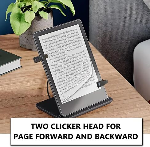 أداة تقليب صفحة التحكم عن بعد لجهاز Kindle Paperwhite، أداة تقليب الصفحات عن بعد لأجهزة iPhone وiPad، أداة تقليب صفحة التحكم عن بعد للقراءة - أداة تحويل صفحات مريحة لقراءة الروايات والتقاط الصور (رأسان بنقرة واحدة) in Kuwait