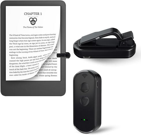 أداة تقليب صفحة التحكم عن بعد لجهاز Kindle Paperwhite، أداة تقليب الصفحات عن بعد لأجهزة iPhone وiPad، أداة تقليب صفحة التحكم عن بعد للقراءة - أداة تحويل صفحات مريحة لقراءة الروايات والتقاط الصور (رأسان بنقرة واحدة) in Kuwait