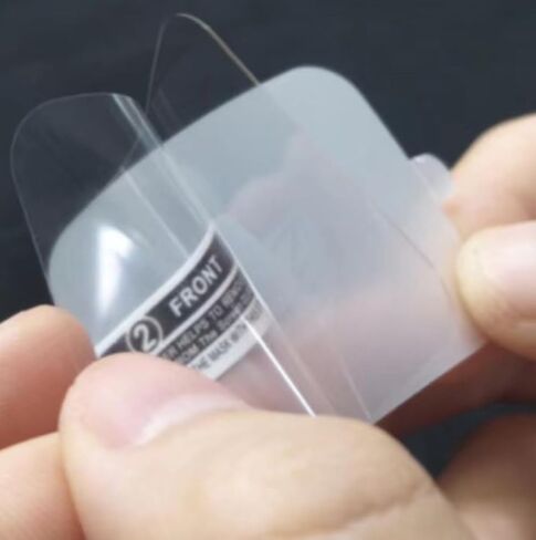 3 قطع من واقي الشاشة عالي الشفافية لتغطية كاملة لساعة TOOBUR IDW16 1.95 بوصة وIDW17 2.01 بوصة Veryfit الذكية in Kuwait