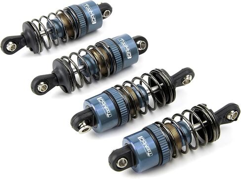 TOOMOD 1/10 52MM RC مجموعة ممتص الصدمات المملوءة بالزيت لـ Tamiya TT-01 TT-02 M03 M04 M05 M06 TA05 1:10 على الطريق ترقيات السيارات استبدال الأجزاء (أحمر) in Saudi Arabia