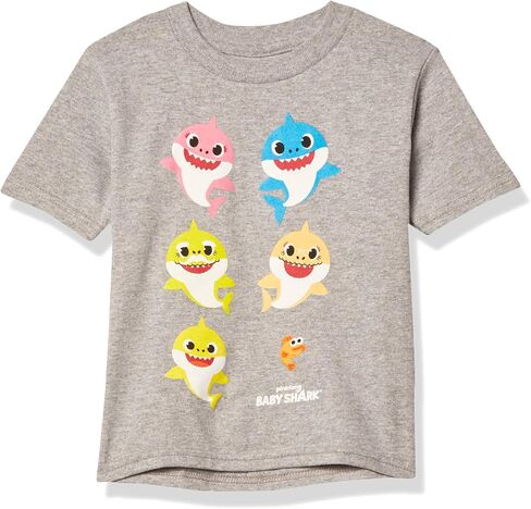 تي شيرت Pinkfong للأولاد من Baby Shark Family Dancing بأكمام قصيرة in Kuwait