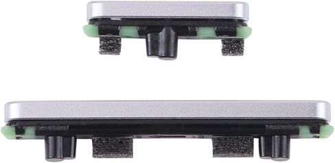 Power On Off Volume Up Down Button Outer Side Keys Replacement Compatible with Google Pixel 7 Pro (Silver) in Saudi Arabia