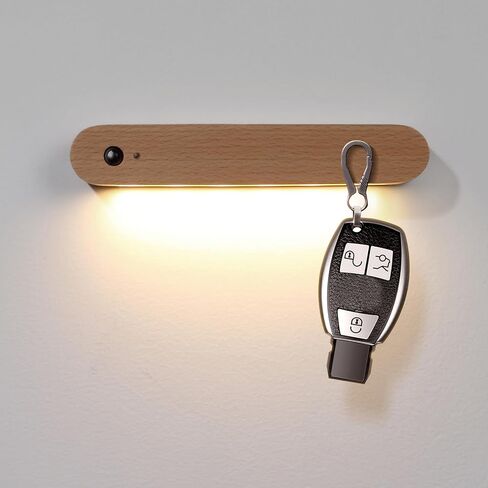 LANDGOO LED Kids Bedroom Motion Sensor Night Light Battery Operated Wall Light-USB Rechargeable Magnetic Light with Warm White Light for Kids Room Bathroom Cabinet Closet Hallway in Saudi Arabia