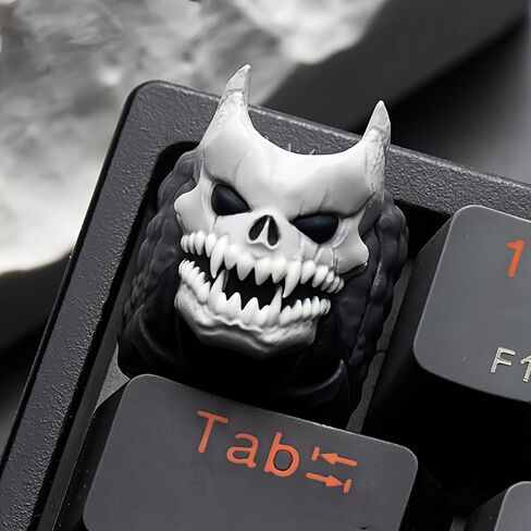 أغطية مفاتيح حرفية - أغطية مفاتيح أنيمي سلسلة Keycap Monster رقم 8 أغطية مفاتيح مصنوعة يدويًا من الراتنج 1U أغطية مفاتيح على شكل الكرز للوحة المفاتيح الميكانيكية in Saudi Arabia