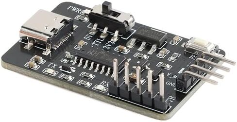 2 قطعة CH340C USB Type-C إلى UART محول المنفذ التسلسلي تنزيل STC برنامج متحكم صغير UART وحدة المنفذ التسلسلي تحميل تلقائي وحدة الموقد دون بداية باردة in Saudi Arabia