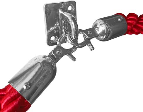 Fqsoran حلقة كبيرة لوحة الحائط معلقة دائرة هوك ل المخملية Stanchion VIP حبل الحشد حبل التحكم حاجز 4 قطعة الذهب in Saudi Arabia