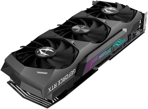 ZOTAC Gaming GeForce RTX™ 3070 Ti Trinity OC 8GB GDDR6X 256-bit 19 Gbps PCIE 4.0 Gaming Graphics Card, IceStorm 2.0 Advanced Cooling, Spectra 2.0 RGB Lighting, ZT-A30710J-10P (Renewed) in Saudi Arabia