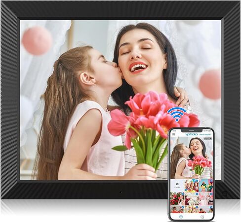 Large Digital Picture Frame 17"-Digital-Photo-Frame - Dual-WiFi Photo Frame 32GB with Touch Screen, Wall Mountable, Instantly Share Pictures and Videos to Loved Ones, Motion Sensor, Gift for Mom Dad in Saudi Arabia