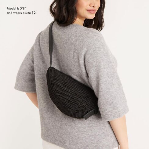 The Sak Tess Sling in Leather, Adjustable Leather Sling Strap, Stone in Saudi Arabia