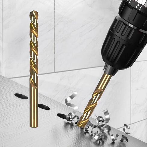 5/64" Cobalt Drill Bit, M35 HSS Metal Drill Bits, for Hard Metal, Stainless Steel, 10 PCS in Saudi Arabia