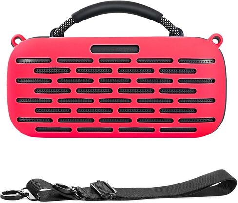 Silicone Cover Protective Case for Bose SoundLink Max Portable Speaker, Skin Sleeve with Shoulder Strap for Outdoor Speaker Accessories (Red) in Saudi Arabia