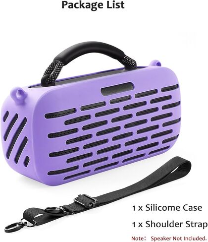 Silicone Cover Protective Case for Bose SoundLink Max Portable Speaker, Skin Sleeve with Shoulder Strap for Outdoor Speaker Accessories (Red) in Saudi Arabia