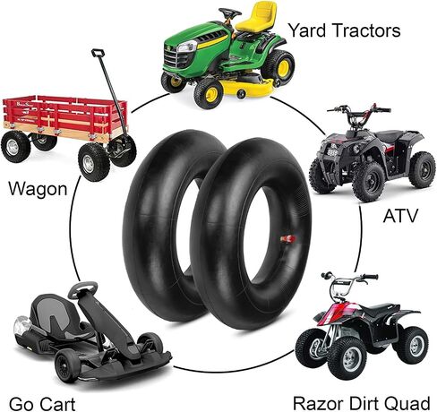 GREHUA 13x5.00-6 13x5x6 5.00-6 Inner Tube for Razor Dirt Quad Verson 1-18 Go Kart Dirt Bike ATVs Yard Tractors Lawn Mower Wagons Hand Trucks Wheelbarrows Wagons Gorilla Cart Trailer 2 Pack Heavy Duty in Saudi Arabia