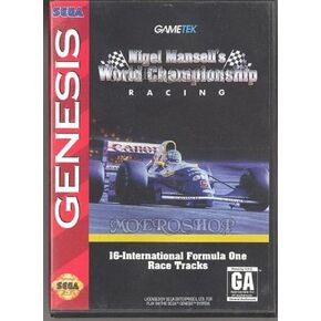 Nigel Mansell's World Championship Racin - Sega Genesis (Renewed)
