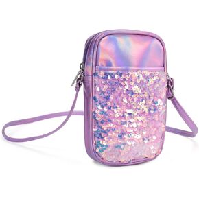 PinkSheep Star Purse Silvery Purse Girls Purse Toddler Purse Kids Purse Girls Purse for Little Girls Shoulder Bag for Girls