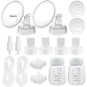 Pump Parts Compatible with Spectra S2, S1,Flange Tube Bottle Backflow Protector, Not Original Spectra S2 Accessories Replace Spectra Duckbill Valve (16mm Flange, Count, 14)