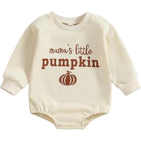 MERSARIPHY Baby My First Halloween Outfits Newborn Infant Toddler Girl Boy Sweatshirt Bubble Romper Cutest Pumpkin Clothes