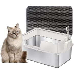 Stainless Steel Cat Litter Box