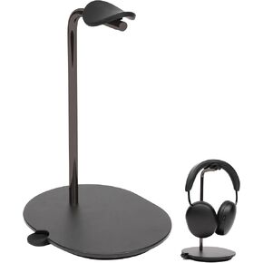 Sanus Sonos Ace Headphones Stand - Premium Stand w/Silicone Cradle Prevents Creasing & Built-in Cable Management w/Magnetic Clip for Fast Charging - Tool-Free Setup - Black Sonos Headphones Stand