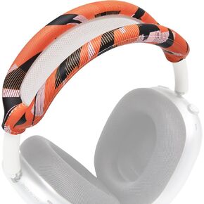 WC BandZ Max - غطاء عصابة رأس من السيليكون لسماعات Airpods Max، مصنوع بواسطة Wicked Cushions | راحة وحماية معززة | متوفر بتصميمات شريرة | أسود