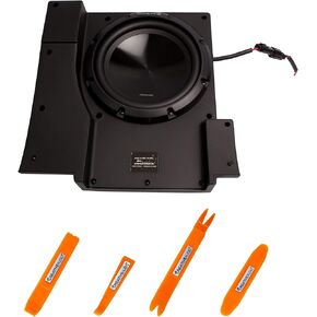 Alpine SBV-10-WRA Pre-Loaded 10-Inch Subwoofer for 2007-2018 Jeep Wrangler JKU with Panel Tool Kit