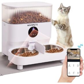 WHDPETS 6 Pack of Pet Feeder Desiccant Bags, Pet Food Desiccant Packets Keep Cat Food & Dog Food Dry and Fresh, Suitable Automatic Cat Feeders, 3.07 * 0.35 * 4.72 inches