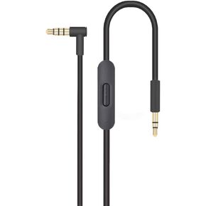 Replacement Audio Cable for Beats by Dr.Dre Headphone Solo 2/3/4 HD/Studio/Pro/Detox/Wireless,Cord Extension with Talk Controludio Pro Detox Wireless Mixr Executive Pill(Black red)