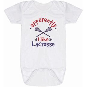 ChalkTalkSPORTS Lacrosse Baby & Infant One Piece | Lacrosse Theme Bodysuits