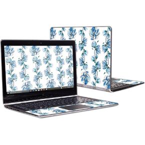 MightySkins Skin Compatible with Lenovo Yoga 900 13.3" Screen wrap Cover Sticker Skins Blue Vines