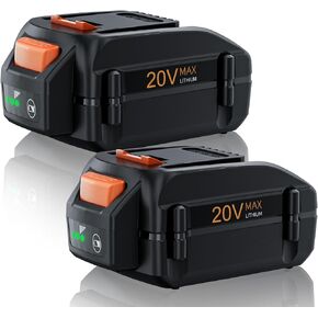 POWTREE Upgraded 7500mAh 20V WA3520 Battery Compatible for Worx 20V Battery WA3575 WA3525 WA3578 WA3520 WG151s WG155s WG251s WG890 WG890 WG891 for Worx 20V Cordless Power Tools