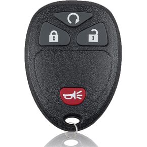 Key Fob Keyless Entry Remote Control Compatible with Chevy Silverado Avalanche Captiva Equinox Tahoe Traverse, GMC Sierra Acadia Savana Yukon Car Key Replacement for OUC60221, OUC60270(1-Pack)