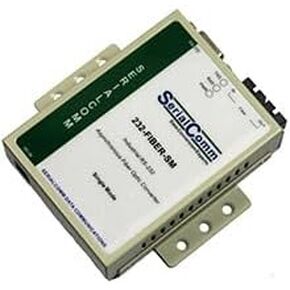 232-FIBER-SM-SC - RS232 to Fiber Optic Converter - 20KM SM SC, Industrial-Grade, High Reliability and a 5-Year Replacement Warranty