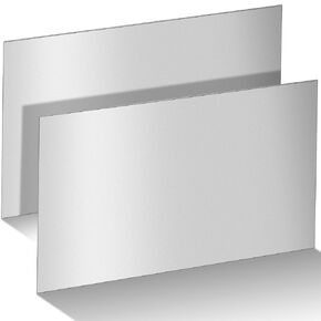 4 Pcs 18 Gauge Metal Sheet 24 x 12 Inch Cold Rolled Mild Carbon Steel Plate Square Weldable Sheet Metal Panels for Outside Industrial Projects Weld Accessories