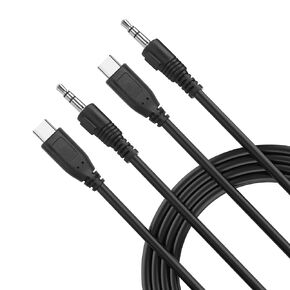 USB C to 3.5mm Audio Jack Cable,Type-C Adapter to 3.5mm Headphone Stereo Cable,Type-C Male to 3.5mm Male Audio Auxiliary Cable for Car,Home Stereo,Loudspeaker 1m/3.3ft