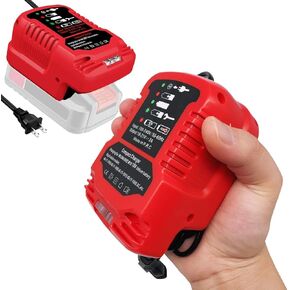 for Bauer 20V Battery Replacement Charger,Portable Mini Fast Charging Station for Bauer 20V Slide Batteries,Power Equipment Drill Battery Rapid Quick Charger,DIY Mini Charger Adapter (NOT Battery)