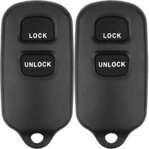 Key Fob Replacement for 2001-06 Toyota Highlander/ 00-06 Tacoma Celica Echo/ 00-03 Prius/ 01-04 RAV4/ 04-06 Tundra/ 99-09 4Runner/ 2004-2007 xB Remote Control,HYQ12BBX HYQ12BAN,2Pcs