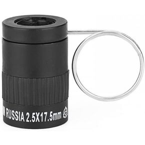 MiOYOOW Mini Monocular Telescope, Portable Optical Focus Spotting Scopes with Metal Ring for Sporting Events Bird Watching Hunting Camping