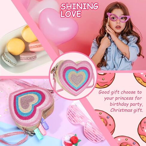 PinkSheep Star Purse Silvery Purse Girls Purse Toddler Purse Kids Purse Girls Purse for Little Girls Shoulder Bag for Girls in Kuwait