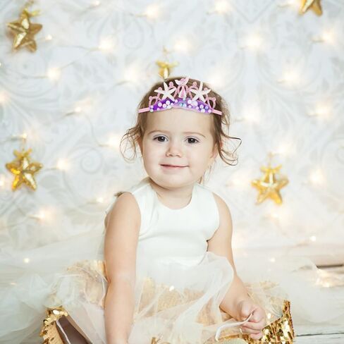 Blue Baby Elastic Headband with Pearl Seashell Starfish Headbands with Veil Fishtails Soft Headwrap Newborn Hair Band Children Hair Accessories in Kuwait