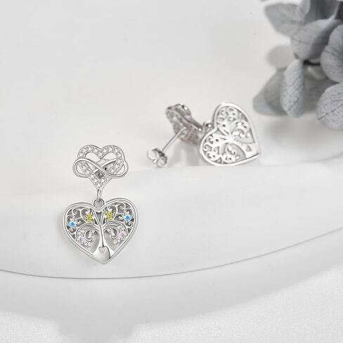 Sunflower Earrings for Women 925 Sterling Silver Sunflower Heart Dangle Earrings Valentines Earrings Jewelry Gifts for Women Girls in Saudi Arabia