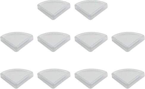 10 قطعة/الحزمة واقيات زوايا للأثاث الطفل واقية من السيليكون للأطفال لاصقة لينة ركن الحرس (شفاف) in Kuwait