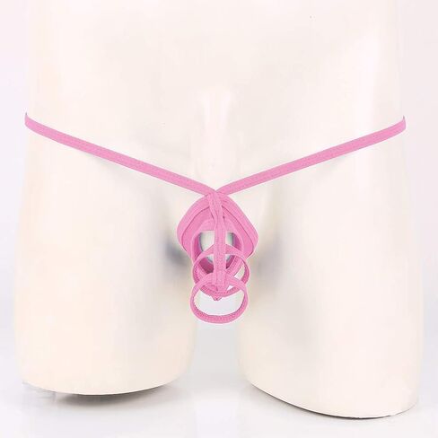 ملابس داخلية للرجال سراويل داخلية منخفضة الارتفاع منتفخة على شكل حرف T من الخلف Tanga G-String Thong in Kuwait