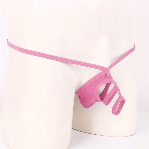 ملابس داخلية للرجال سراويل داخلية منخفضة الارتفاع منتفخة على شكل حرف T من الخلف Tanga G-String Thong in Kuwait